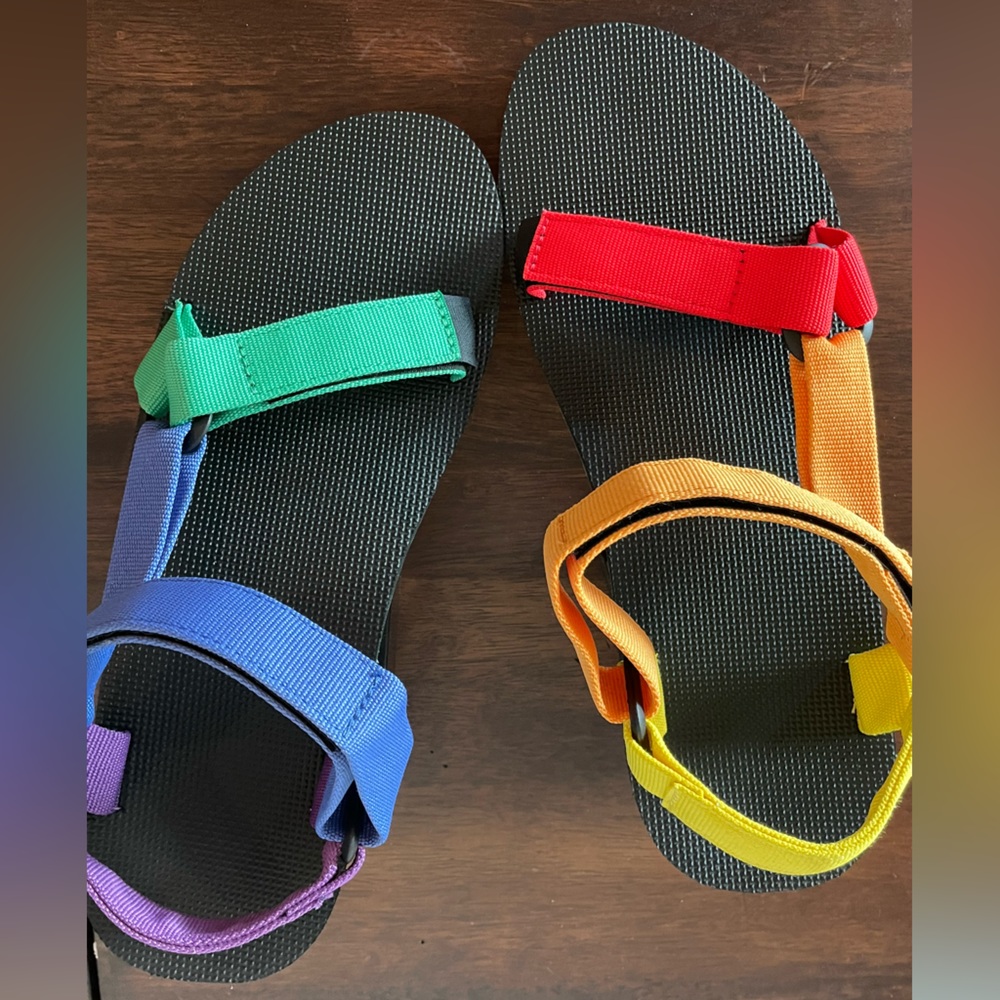 Teva - Original Universal Pride - Black/Rainbow - Size 12
